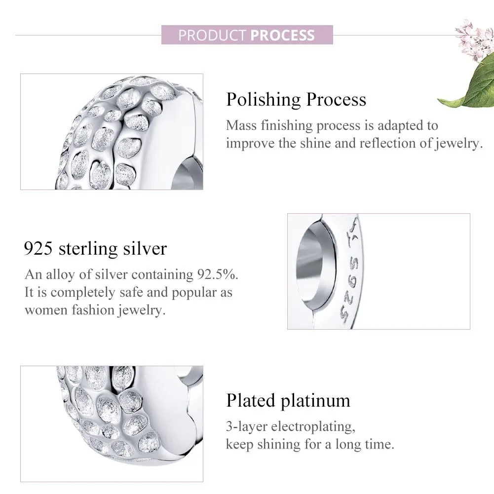 925 Sterling Silver Simple Bead Pendant For Diy Bracelets And Necklaces