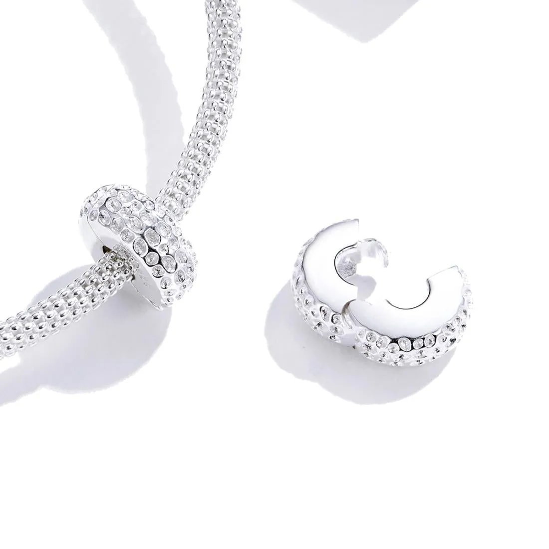 925 Sterling Silver Simple Bead Pendant For Diy Bracelets And Necklaces