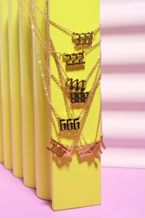 Angel Number Necklace