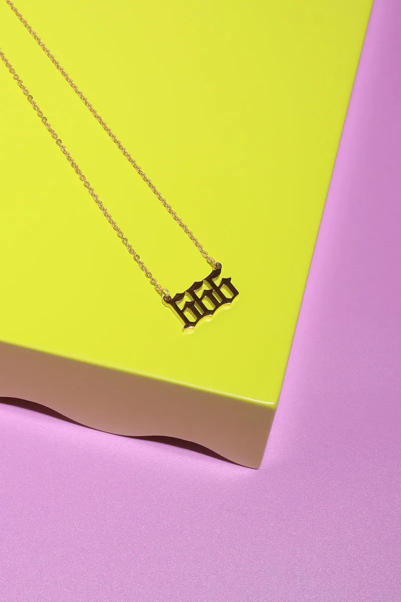 Angel Number Necklace