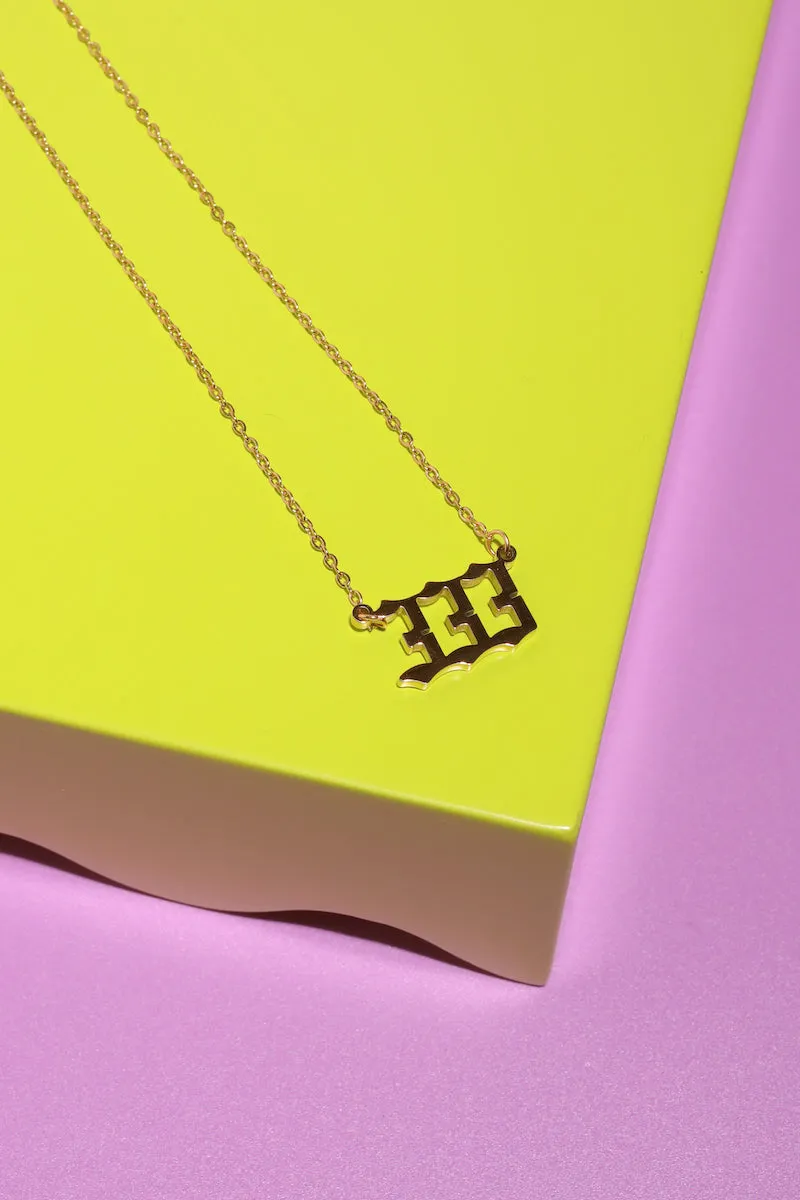 Angel Number Necklace