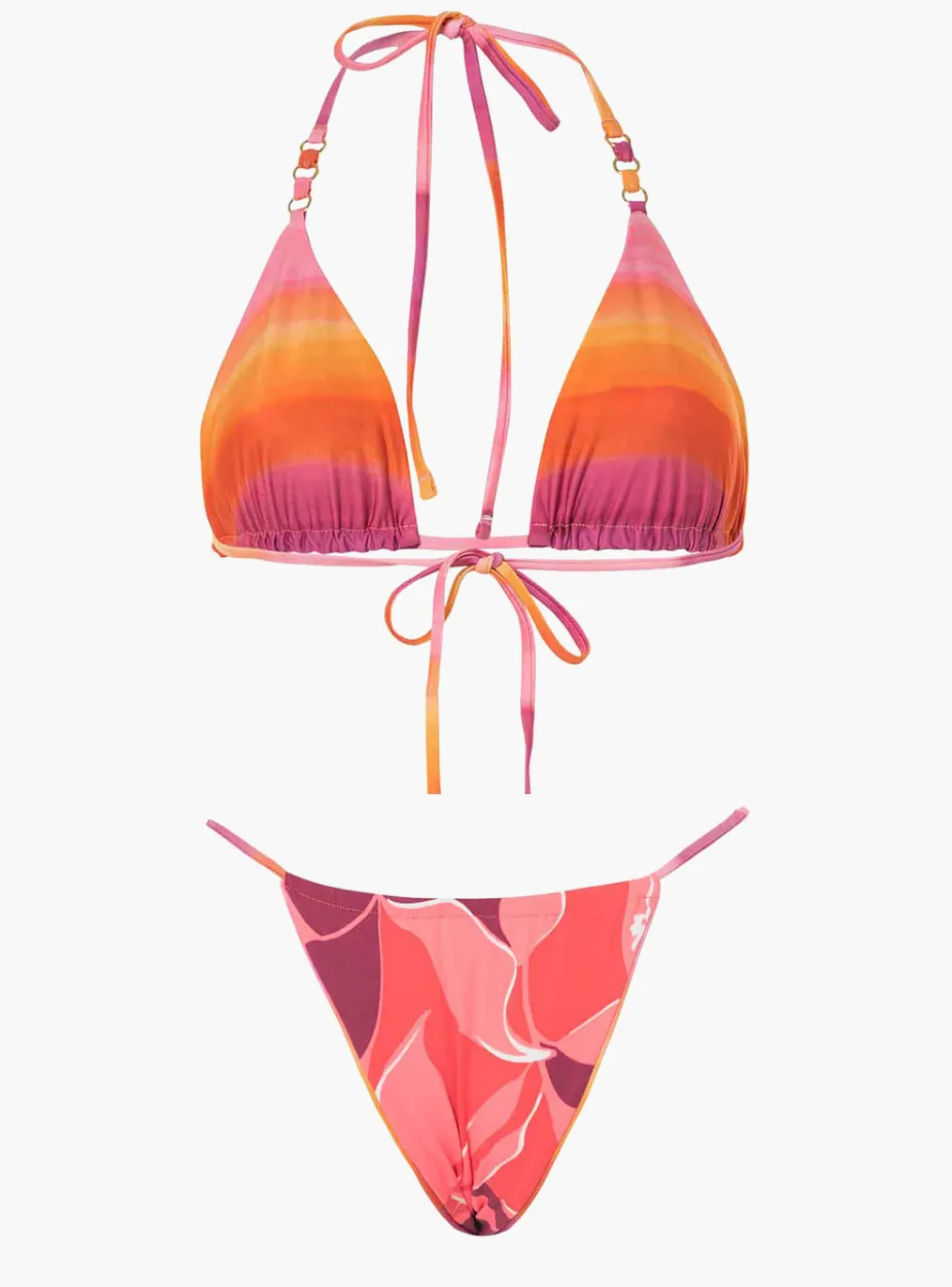 BALMY RINGS-CIRCLET BIKINI TOP