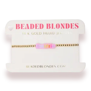 Beaded Blondes ‘Swiftie Bb Bead Bracelet’