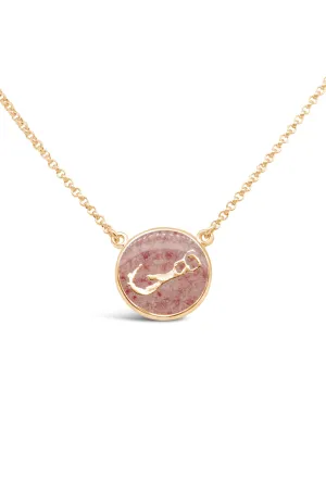 Bermuda ~ Coin Inline Necklace in Gold