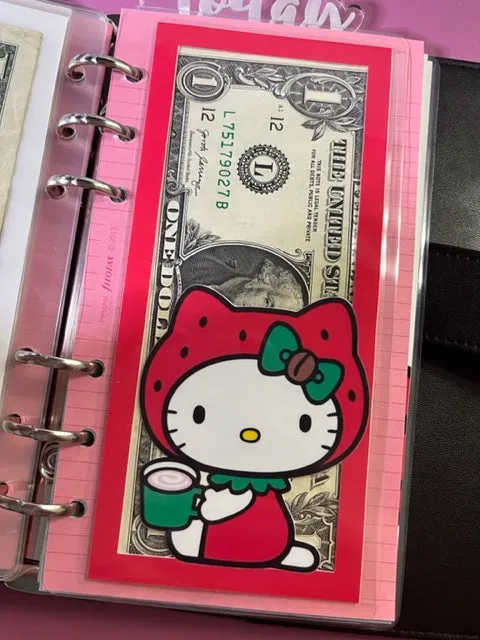 Cash Envelopes | HK Strawberry Pop | Set of 4