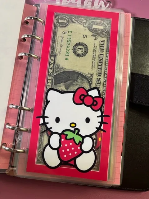 Cash Envelopes | HK Strawberry Pop | Set of 4
