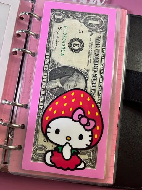 Cash Envelopes | HK Strawberry Pop | Set of 4