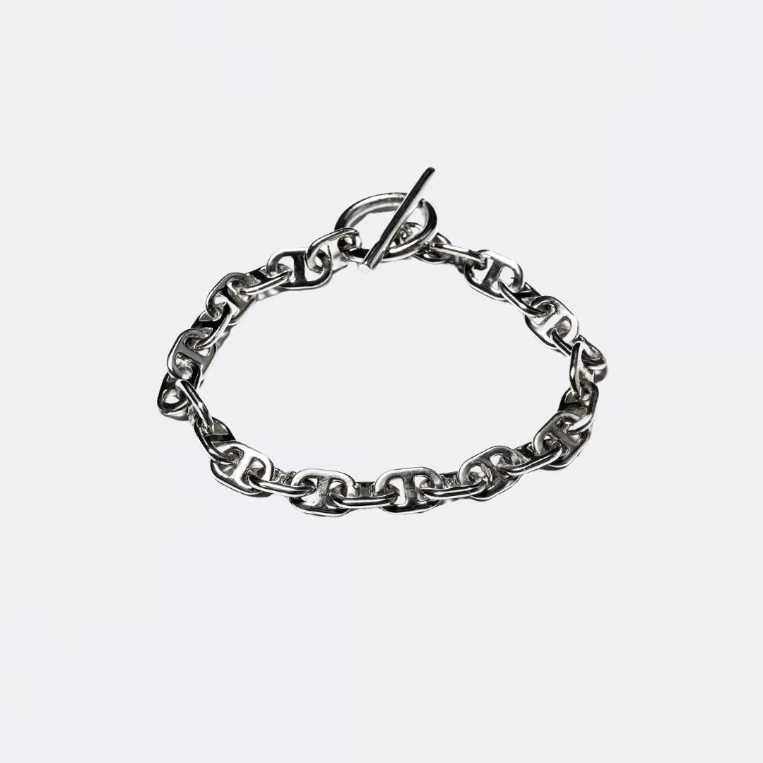 Chain Link Bracelet 7mm (Silver)