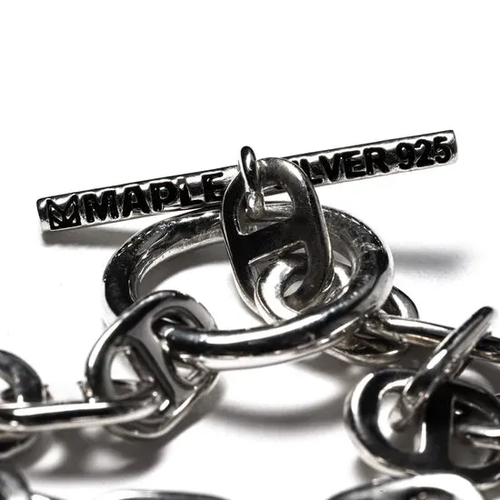 Chain Link Bracelet 7mm (Silver)