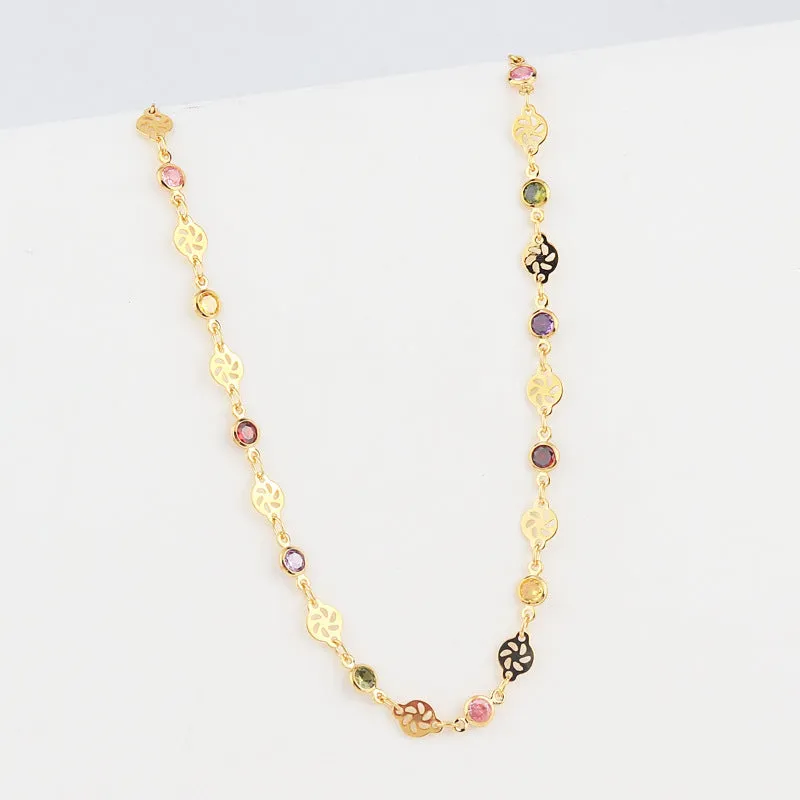 Minimalist Chain Wave Copper Necklaces