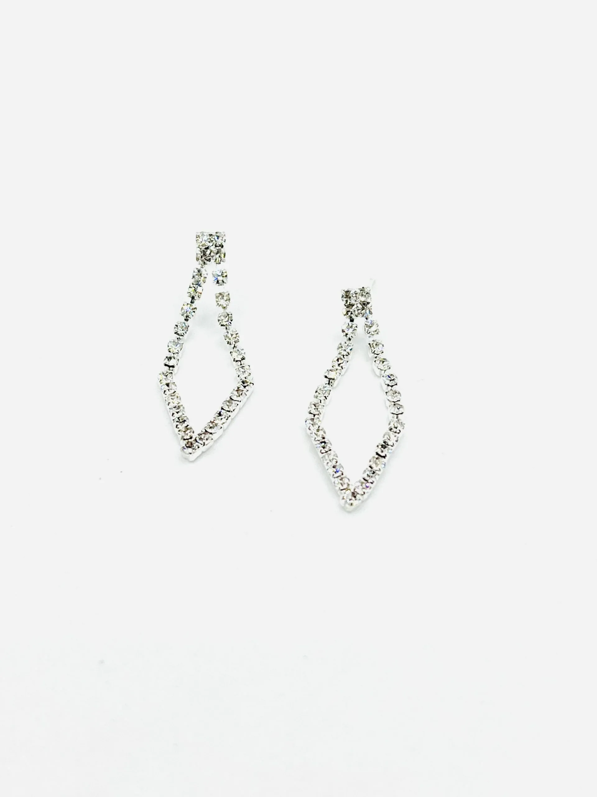 Some Triangle Crystal Drop Earrings 661